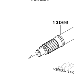 1997 Kawasaki MOJAVE 250 (KSF250-A11) Kickstarter Mechanism