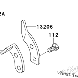 1997 Kawasaki MOJAVE 250 (KSF250-A11) Kickstarter Mechanism