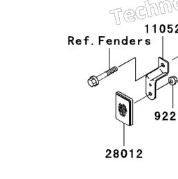 2005 Kawasaki ZZR1200 (ZX1200-C4) Ignition Switch/Locks/Reflectors