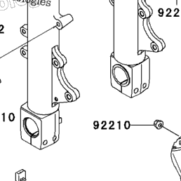 2005 Kawasaki ZZR1200 (ZX1200-C4) Ignition Switch/Locks/Reflectors