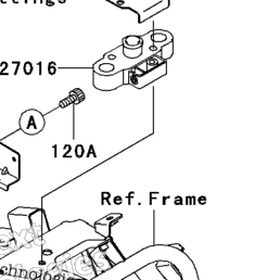 2003 Kawasaki ZZR1200 (ZX1200-C2) Ignition Switch/Locks/Reflectors