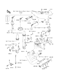 kikiページ 2003 Kawasaki ZZR1200 (ZX1200-C2) Ignition Switch/Locks