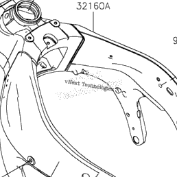 2019 Kawasaki Ninja ZX-6R (ZX636GKF) Frame | Babbitts Kawasaki