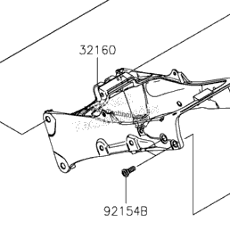 さやページ 2019 Kawasaki Ninja ZX-6R (ZX636GKF) Frame | Babbitts Kawasaki