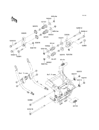 2002 Kawasaki ZZR1200 (ZX1200-C1) Engine Mount | Babbitts Kawasaki