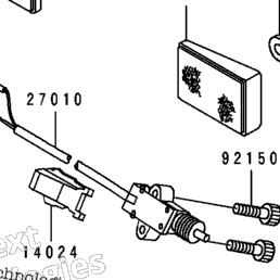 1996 Kawasaki GPZ1100 ABS (ZX1100-F1) Ignition Switch/Locks