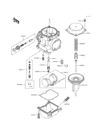 Porte-balais SMU9101 Compatible Kawasaki ZL Eliminator 600 1995-1997 - Marque ARROWHEAD, Référence 37885