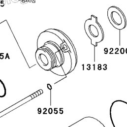 2005 Kawasaki NINJA ZX-6R (ZX636-C1) Starter Motor | Babbitts