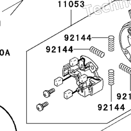 2005 Kawasaki NINJA ZX-6R (ZX636-C1) Starter Motor | Babbitts