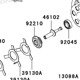 2006 Kawasaki NINJA ZX-10R (ZX1000D6F) Clutch | Babbitts Kawasaki