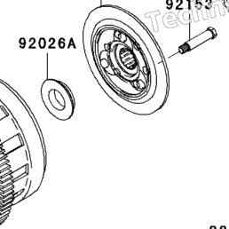 2006 Kawasaki NINJA ZX-10R (ZX1000D6F) Clutch | Babbitts Kawasaki