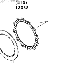 2007 Kawasaki NINJA ZX-10R (ZX1000D7FA) Clutch | Babbitts Kawasaki