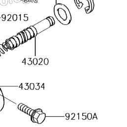 2015 Kawasaki KX85 (KX85CFF) Front Master Cylinder | Babbitts