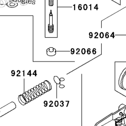 1996 Kawasaki VULCAN 800 CLASSIC (VN800-B1) Carburetor | Babbitts