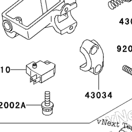 1993 Kawasaki NINJA ZX-11 (ZX1100-D1) Front Master Cylinder