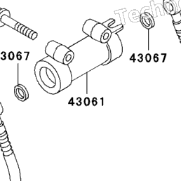 1993 Kawasaki NINJA ZX-11 (ZX1100-D1) Front Master Cylinder