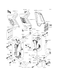1989 Kawasaki KDX200 (KDX200-E1) Radiator | Babbitts Kawasaki