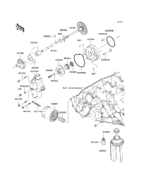 2005 Kawasaki NINJA ZX-6R (ZX636-C1) Oil Pump/Oil Filter