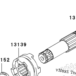 2004 Kawasaki KX250F (KX250-N1) Transmission | Babbitts Kawasaki