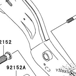 2005 Kawasaki NINJA ZX-6R (ZX636-C1) Engine Mount | Babbitts