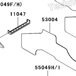 1993 Kawasaki NINJA ZX-11 (ZX1100-D1) Cowling Lowers (Zx1100-D1