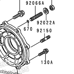 Rear Differential Bearing & Seals Kit For Kawasaki Bayou 400 KLF400B Rear Differential Bearing & Seals Kit For Kawasaki Bayou 400 KLF400B