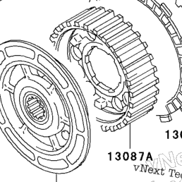 2002 Kawasaki NINJA ZX-7R (ZX750-P7) Clutch | Babbitts Kawasaki