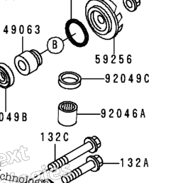 1995 Kawasaki KDX200 (KDX200-H1) Engine Cover(S) | Babbitts
