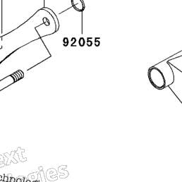 2009 Kawasaki NINJA 250R (EX250J9FA) Suspension/Shock Absorber