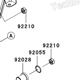 2009 Kawasaki NINJA 250R (EX250J9FA) Suspension/Shock Absorber