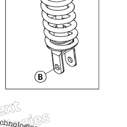 2009 Kawasaki NINJA 250R (EX250J9FA) Suspension/Shock Absorber