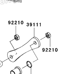2009 Kawasaki NINJA 250R (EX250J9FA) Suspension/Shock Absorber