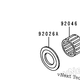 六ページ 1998 Kawasaki NINJA ZX-6R (ZX600-G1) Clutch | Babbitts Kawasaki