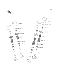 1997 Kawasaki NINJA ZX-6R (ZX600-F3) Valve(S) | Babbitts Kawasaki