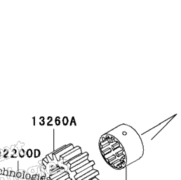 2003 Kawasaki NINJA ZX-6R (ZX636-B1) Transmission | Babbitts
