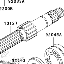 2003 Kawasaki NINJA ZX-6R (ZX636-B1) Transmission | Babbitts