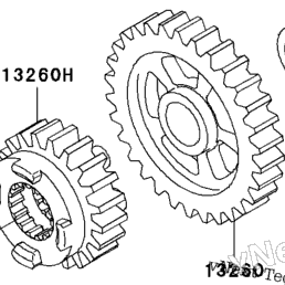 2003 Kawasaki NINJA ZX-6R (ZX636-B1) Transmission | Babbitts
