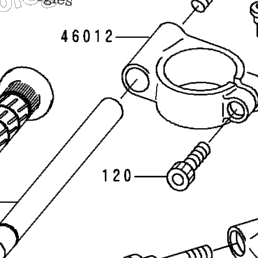 1998 Kawasaki NINJA ZX-6R (ZX600-G1) Handlebar | Babbitts Kawasaki