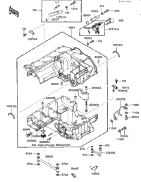 1984 Kawasaki Ninja (ZX900-A1) Crankcase (-E/No. 030893
