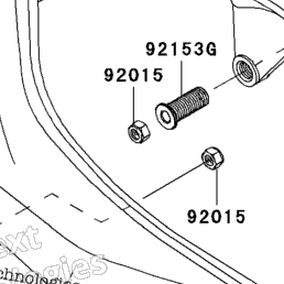 2004 Kawasaki NINJA ZX-6R (ZX636-B2) Engine Mount | Babbitts