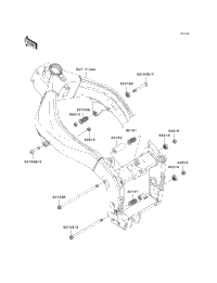 2003 Kawasaki NINJA ZX-6R (ZX636-B1) Engine Mount | Babbitts