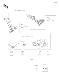 2026 Kawasaki ZX1100JTFAL Accessory(Bag Fitting Kit) | Babbitts