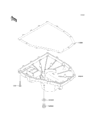 2003 Kawasaki NINJA ZX-6RR (ZX600-K1) Oil Pan | Babbitts Kawasaki