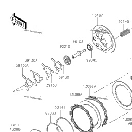 2020 Kawasaki Ninja ZX-10R ABS (ZX1002ELF) Clutch | Babbitts Online