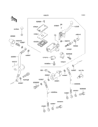 1997 Kawasaki NINJA ZX-11 (ZX1100-D5) Front Master Cylinder