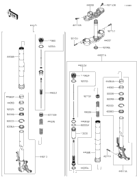 2018 Kawasaki Ninja ZX-6R (ZX636FJF) Front Fork | Babbitts