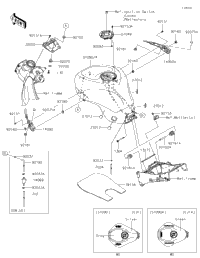 2018 Kawasaki Ninja ZX-6R (ZX636EJF) Fuel Tank | Babbitts Kawasaki