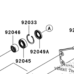 2008 Kawasaki NINJA ZX-6R (ZX600P8F) Swingarm | Babbitts Kawasaki