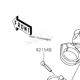 LBJ出品 2024 Kawasaki Ninja ZX-6R ABS (ZX636JRFBN) Handlebar | Babbitts