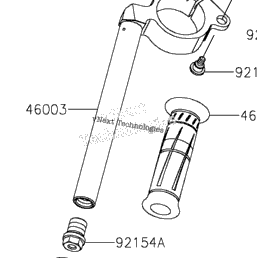 2024 Kawasaki Ninja ZX-6R ABS (ZX636JRFBN) Handlebar | Babbitts